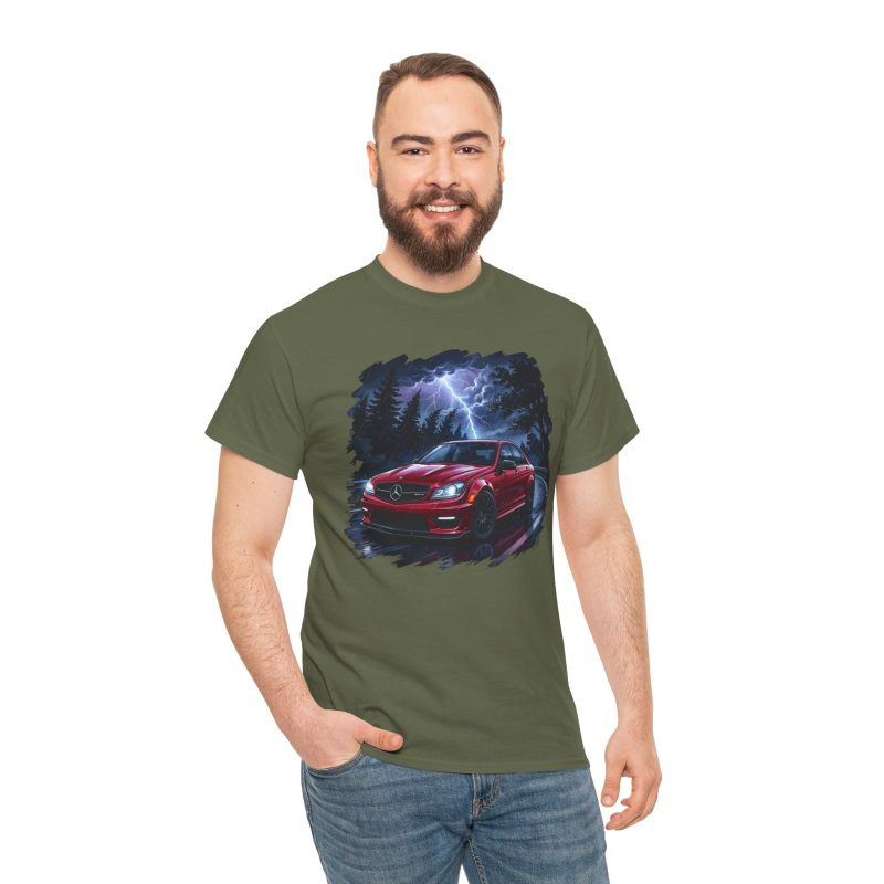 W204 t-shirt sport grey - graphic detail