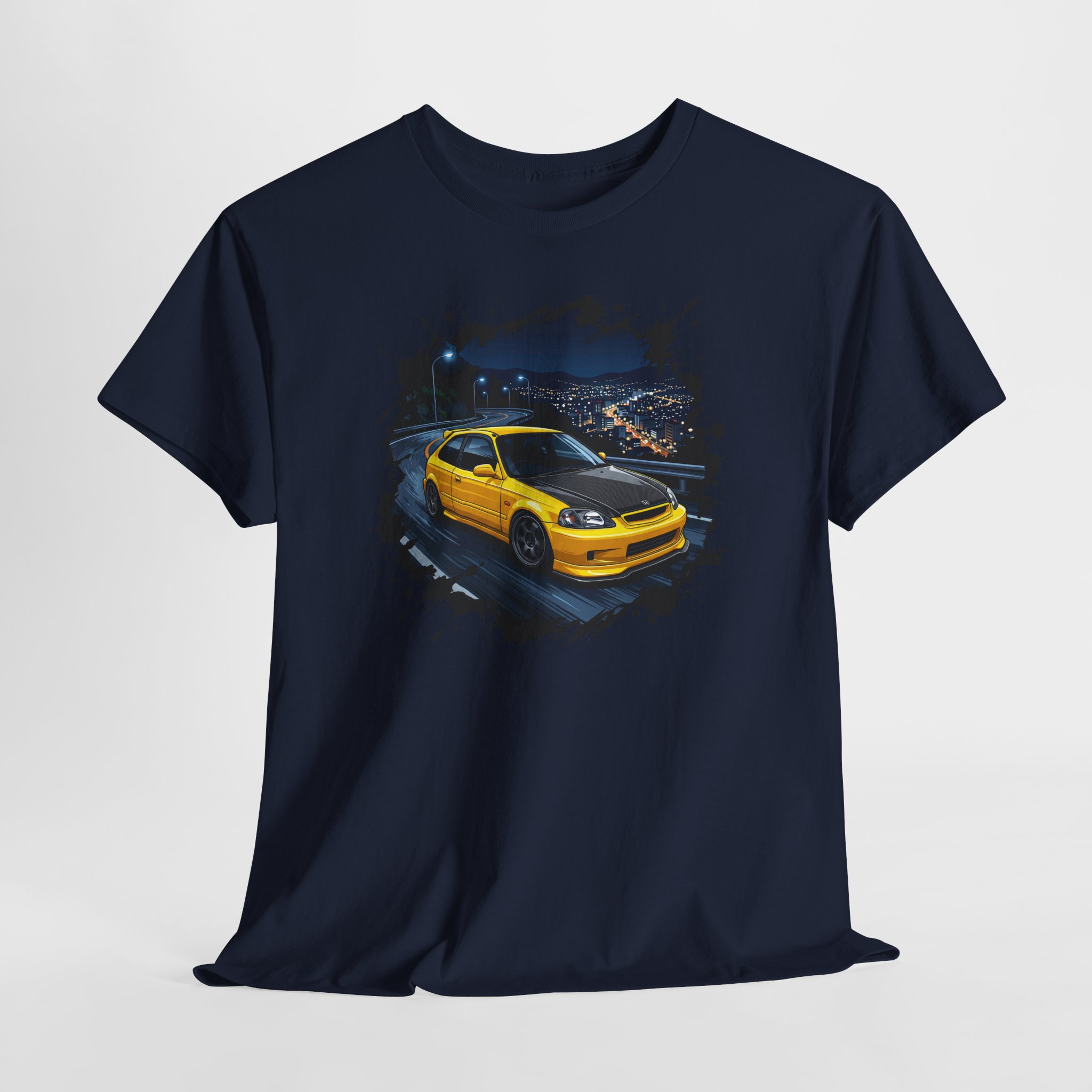 EK chassis shirt sport grey - worn front
