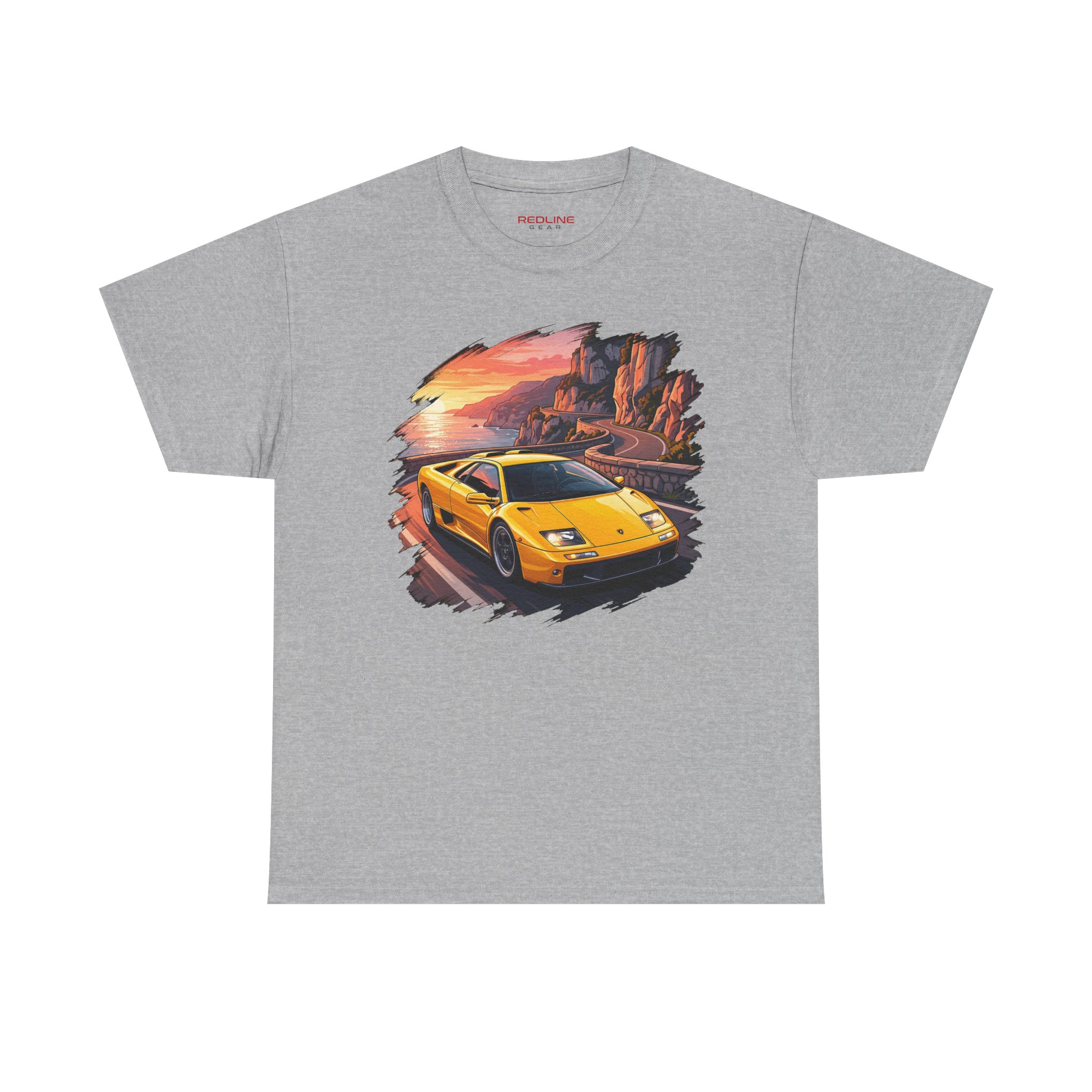 Diablo t-shirt sport grey - front view
