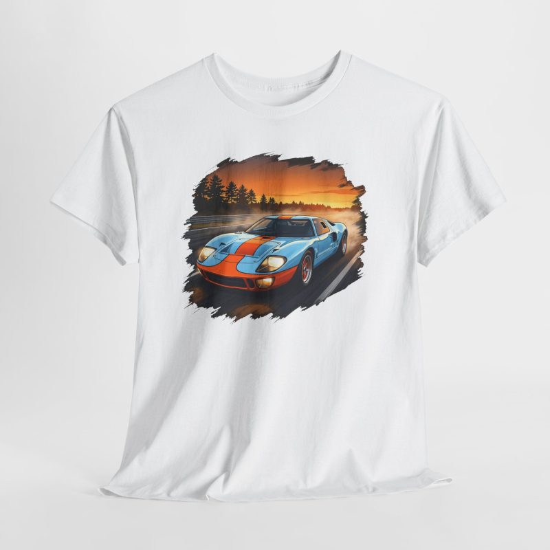 Ford GT40 t-shirt black - Mulsanne Straight dawn design