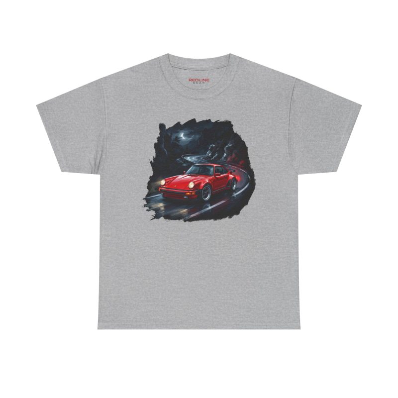 930 Turbo shirt sport grey - front view