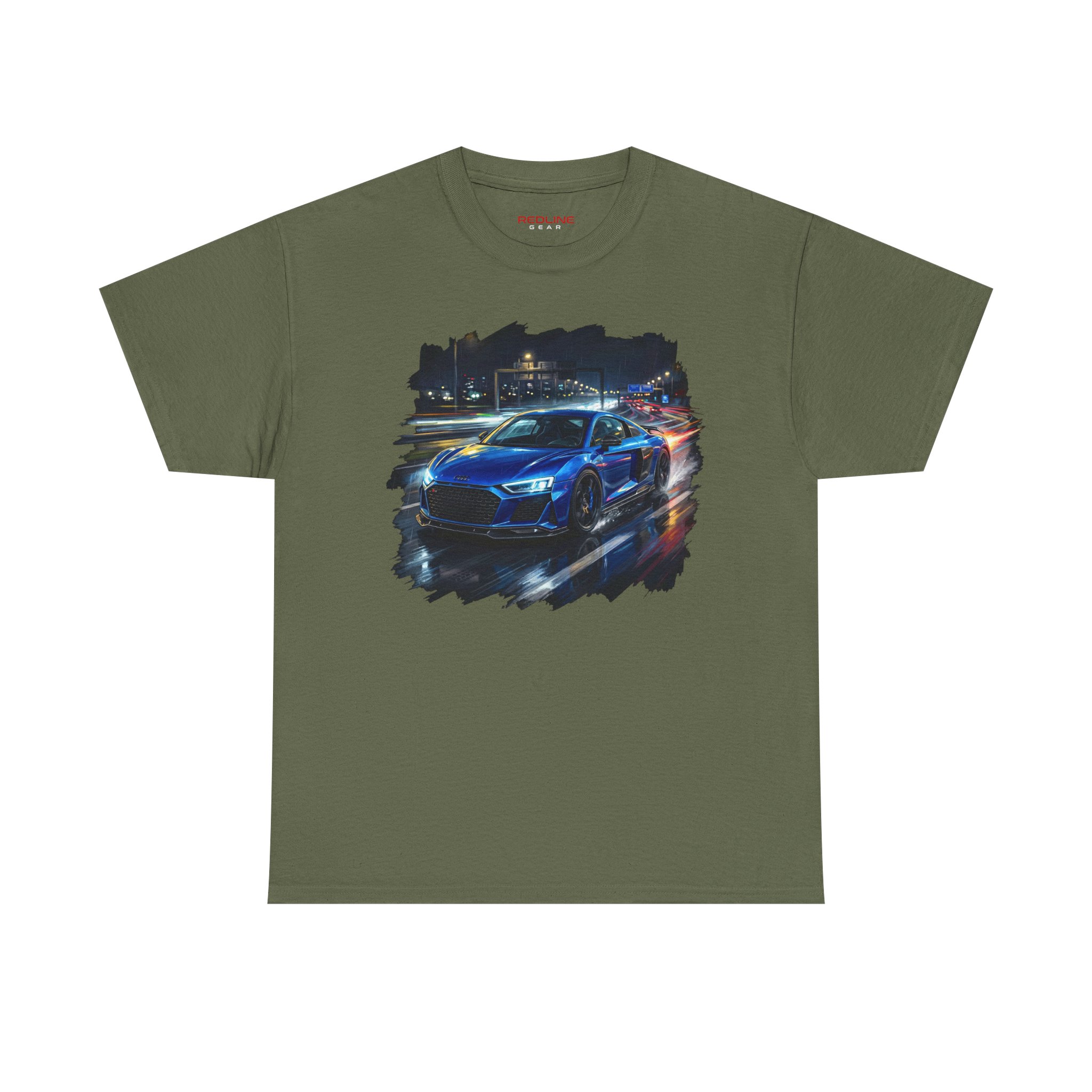 R8 V10 shirt - worn side
