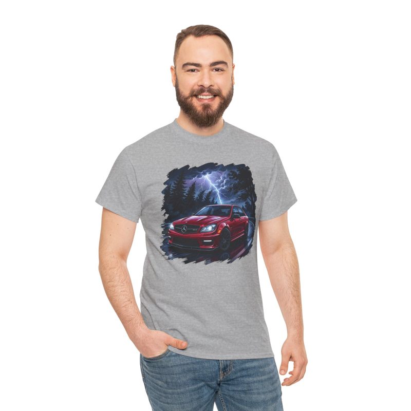 W204 t-shirt - sport grey flat lay
