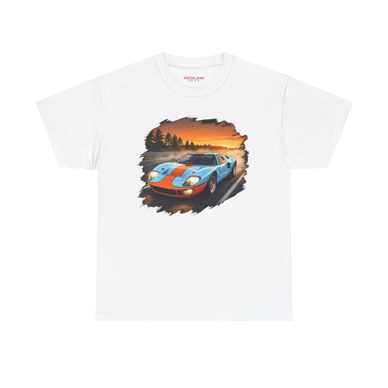 GT40 Gulf livery graphic tee - sport grey