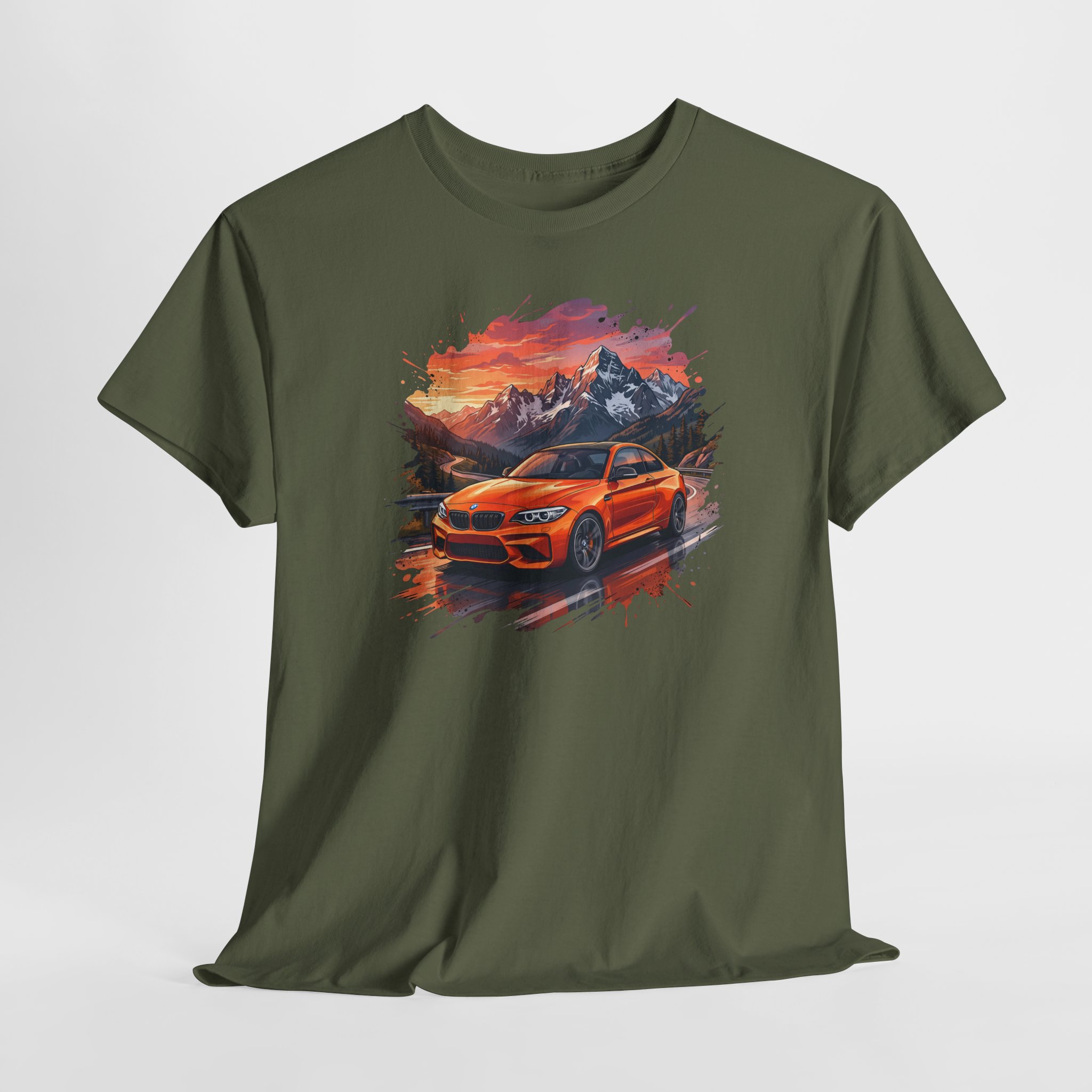 F87 shirt sport grey - worn front