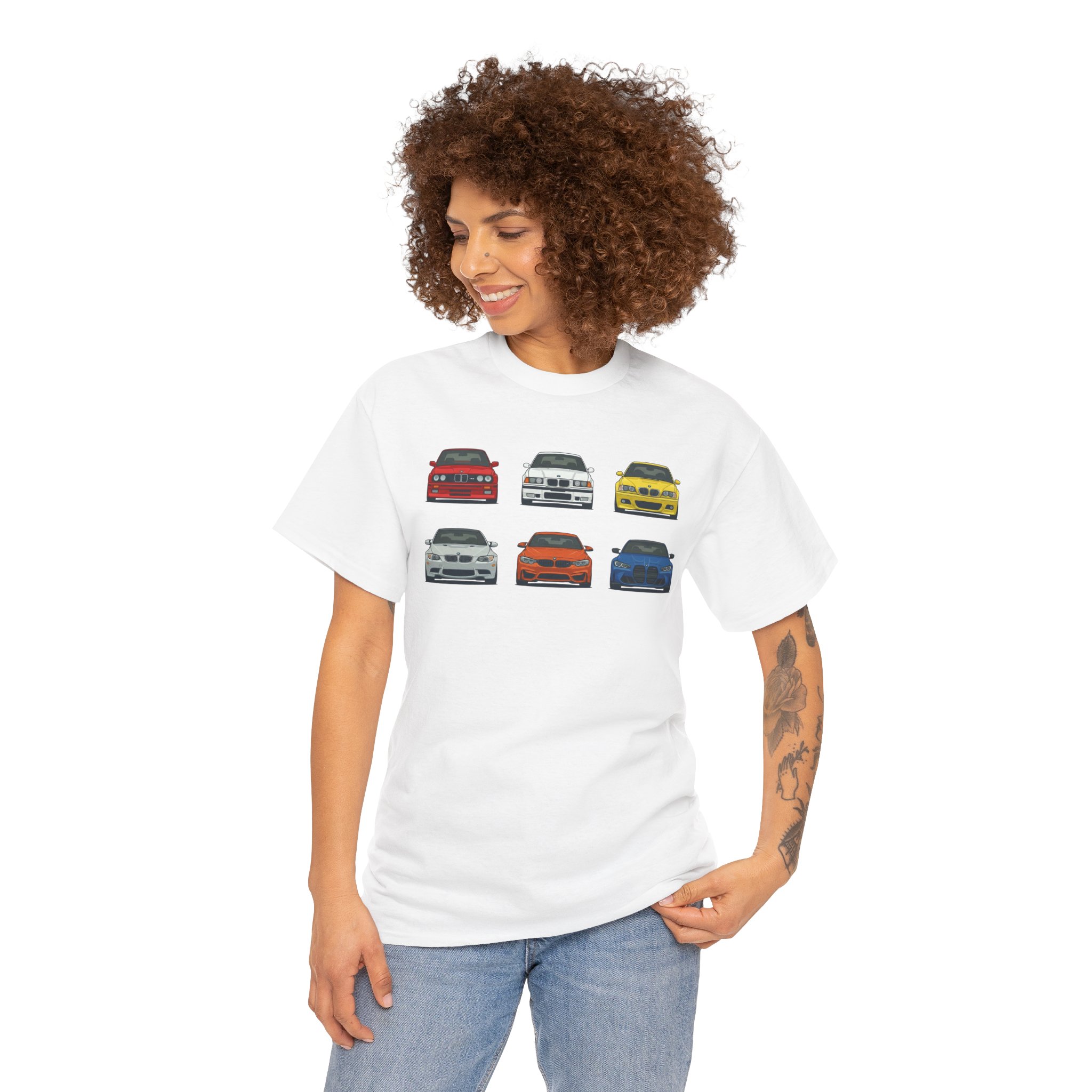 E30 G80 chassis evolution t-shirt - black graphic detail