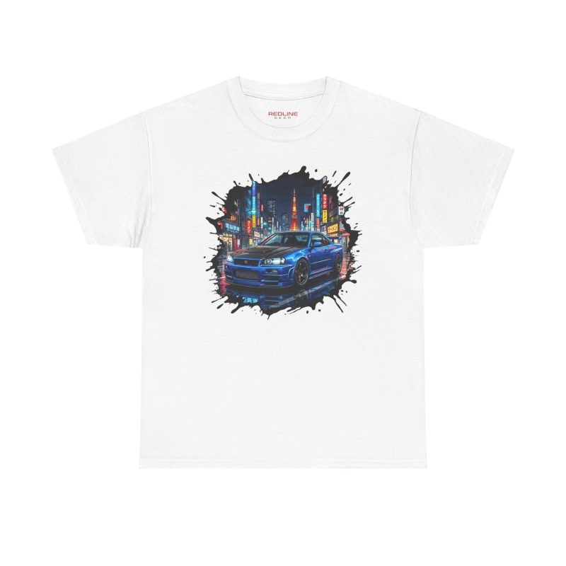 BNR34 shirt - black graphic detail