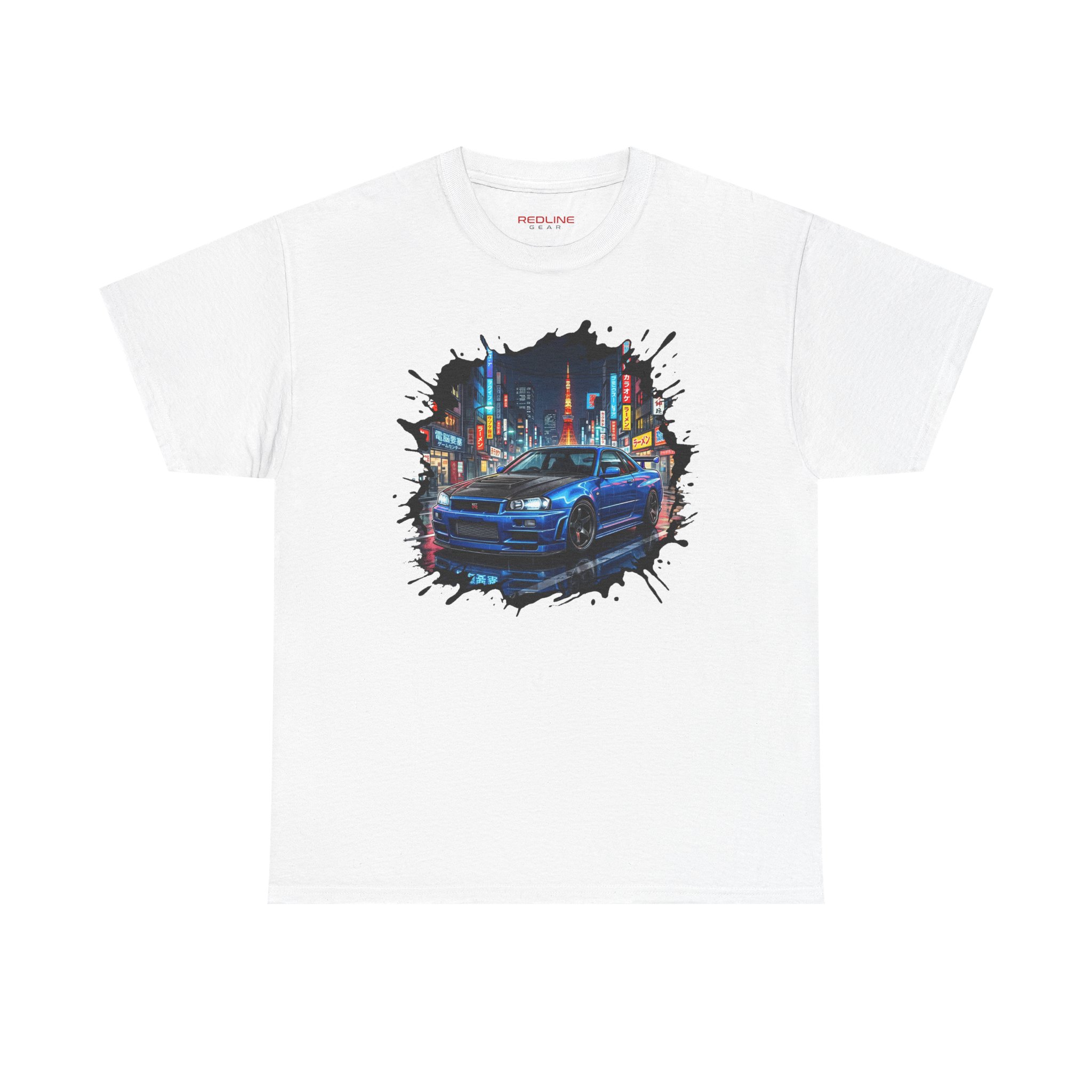 BNR34 shirt - black graphic detail