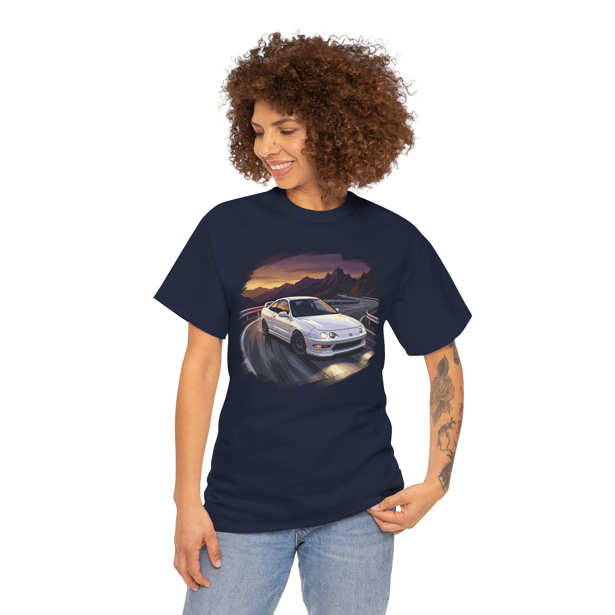 DC2 shirt - white worn side