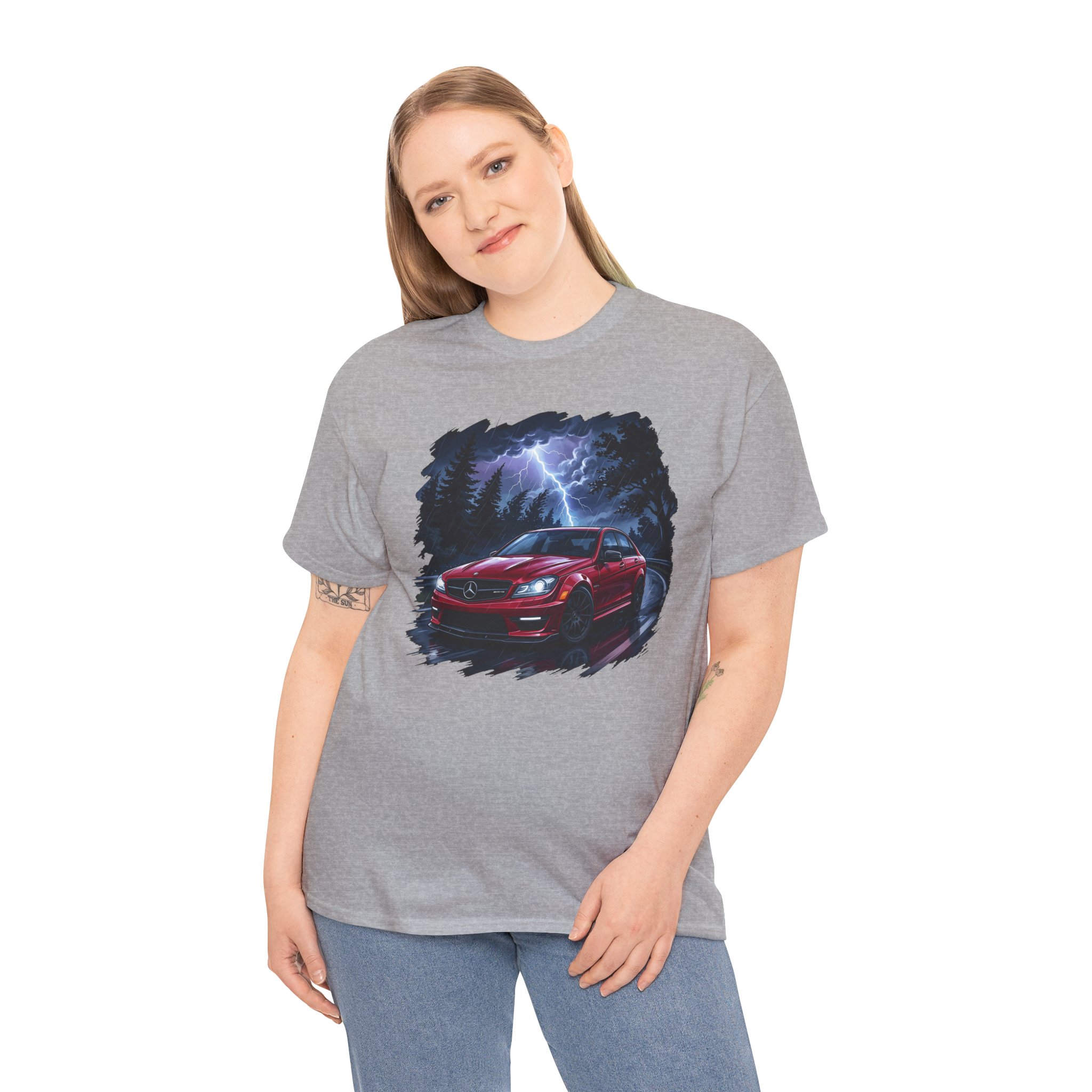 W204 t-shirt - side angle