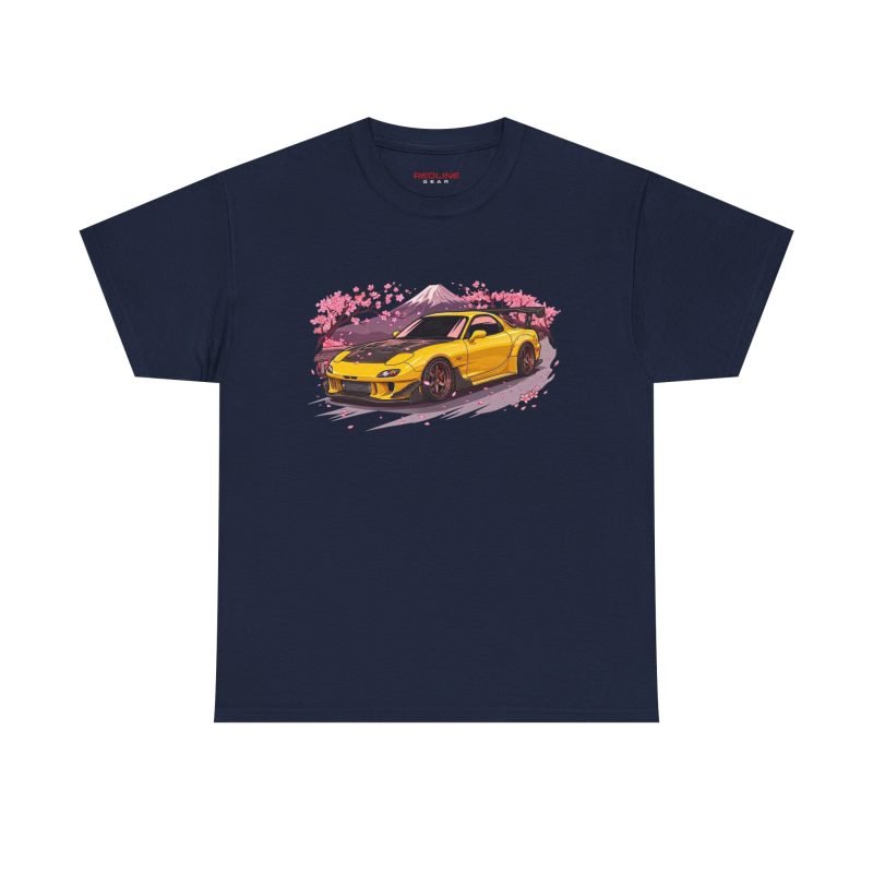 FD3S sakura spirit shirt - navy side angle