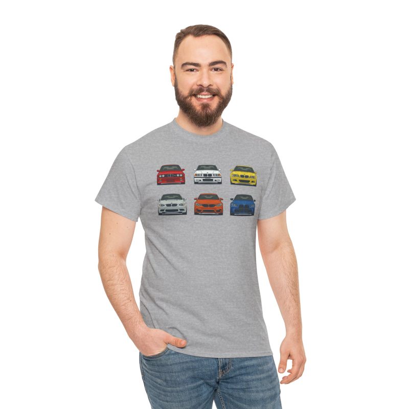 E30 G80 chassis evolution t-shirt - sport grey lifestyle photo