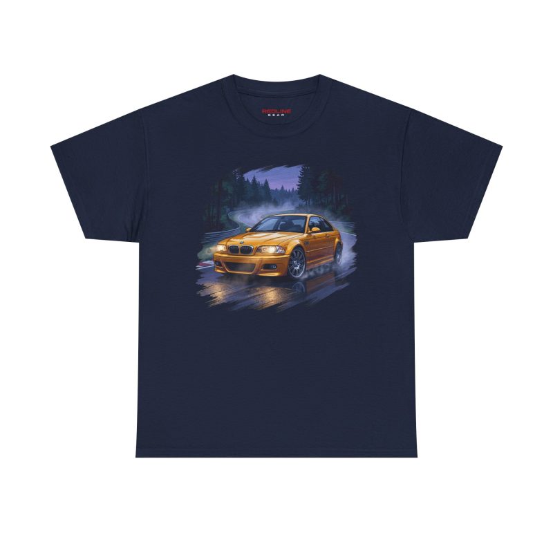 E46 M3 t-shirt white - flat lay