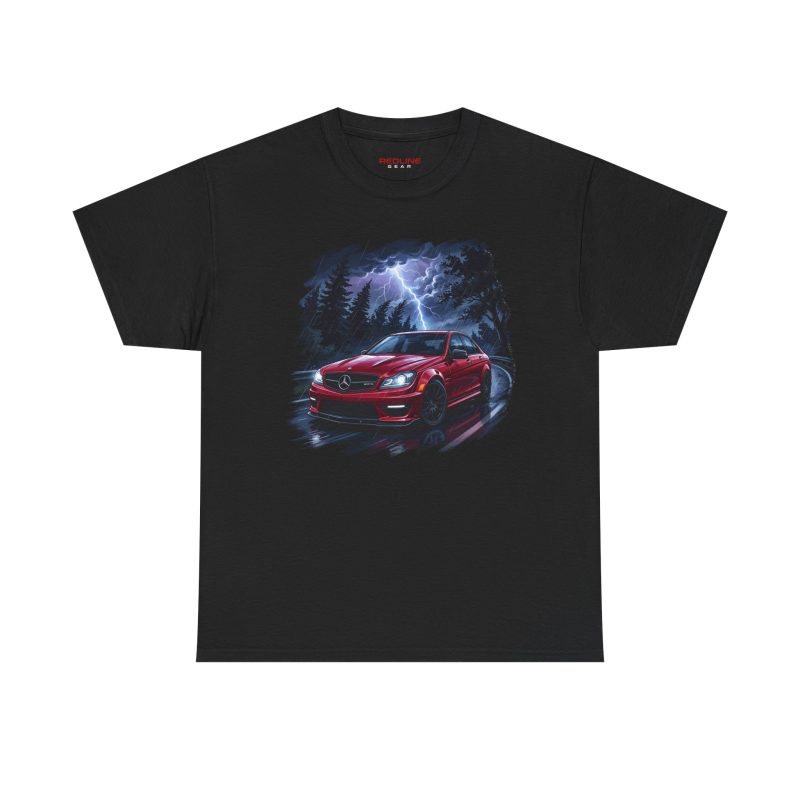 W204 t-shirt black - side angle