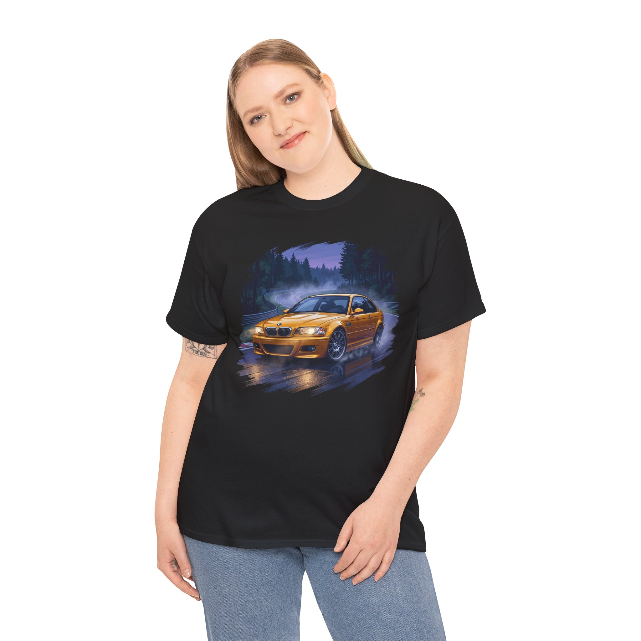 E46 M3 t-shirt - black worn front