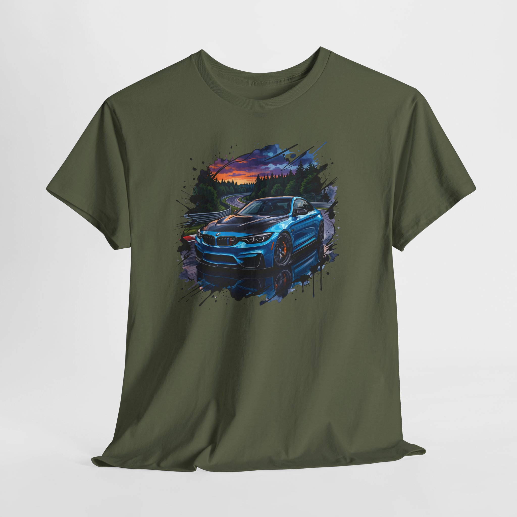 F82 shirt sport grey - worn front