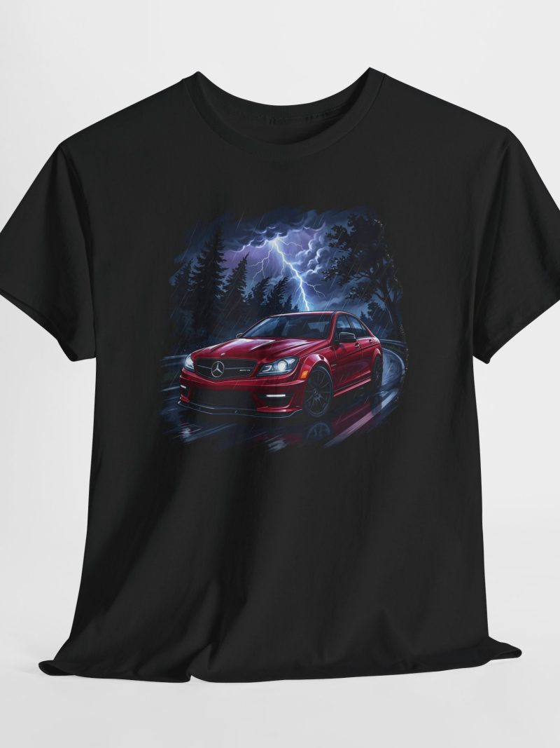 W204 t-shirt - black front view