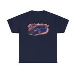 GD chassis sakura rally shirt - navy side angle