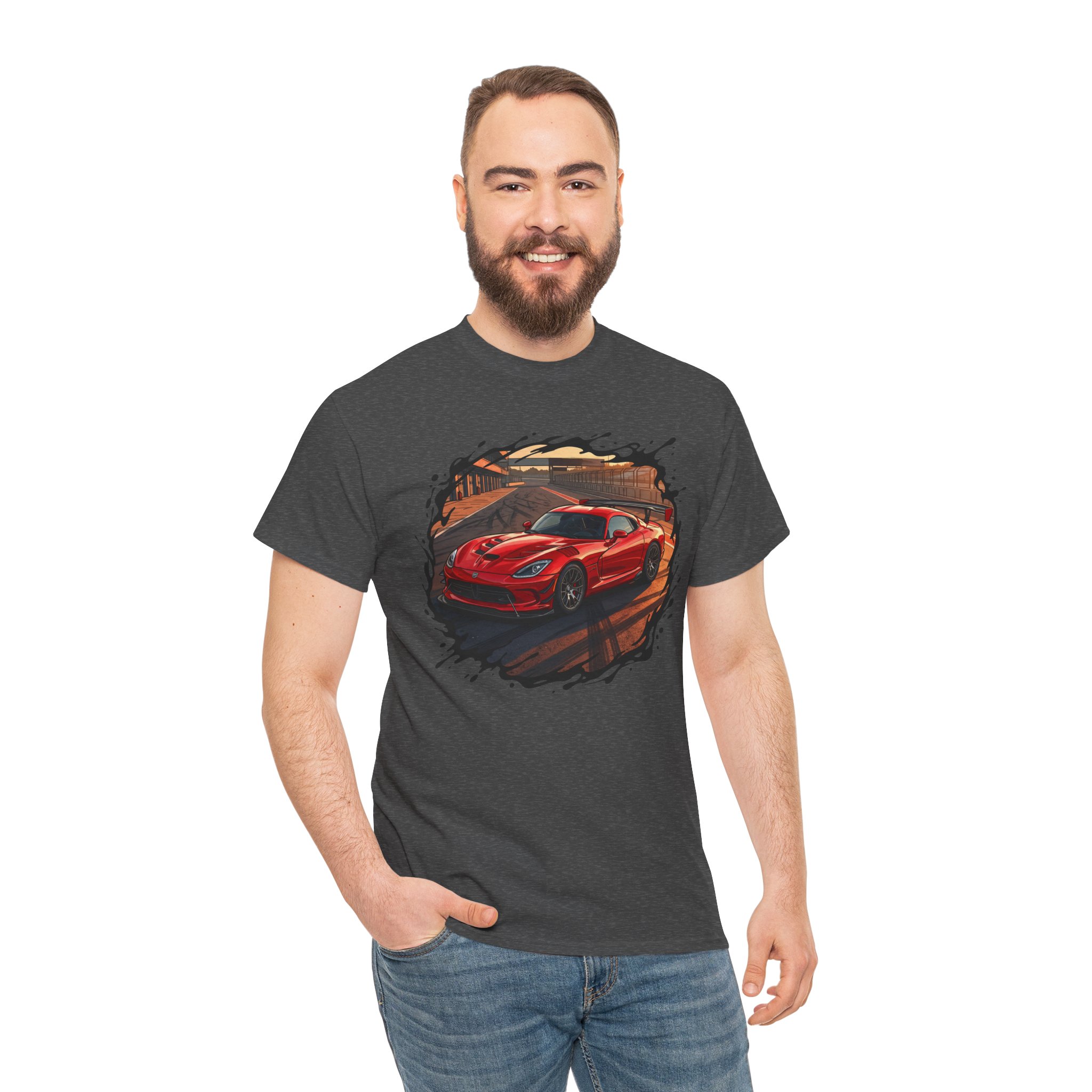 645hp V10 shirt sport grey - product photo