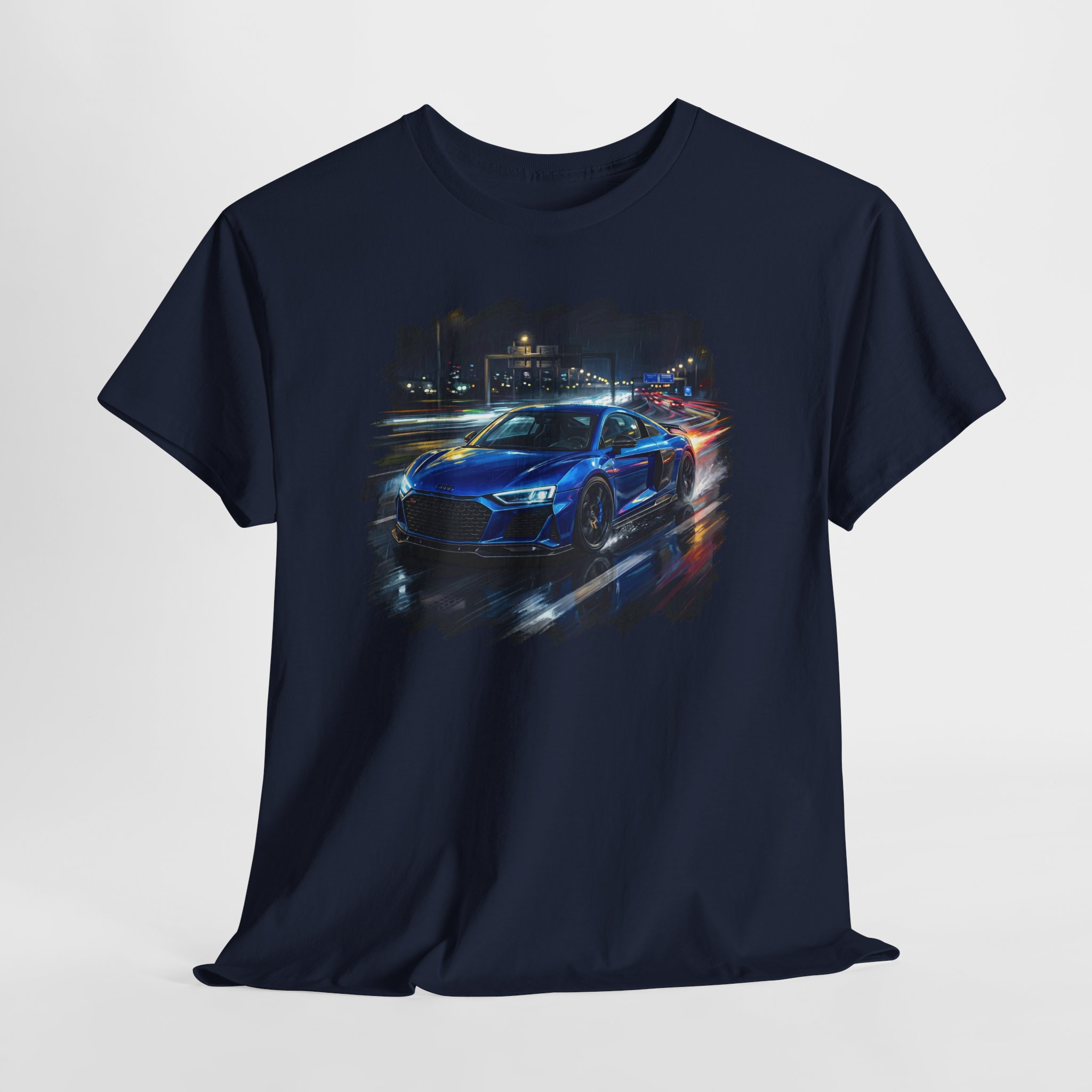 R8 V10 shirt - white side angle