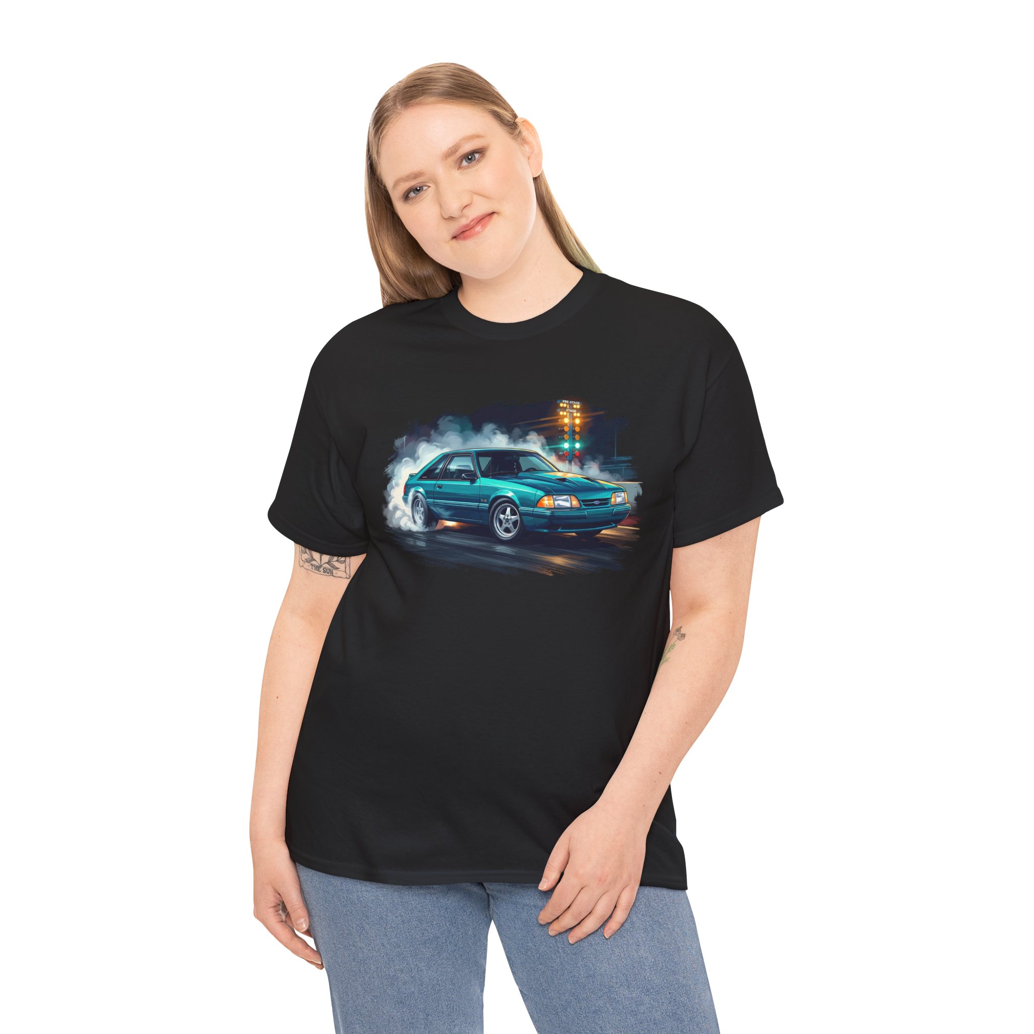 Fox Body shirt - sport grey flat lay