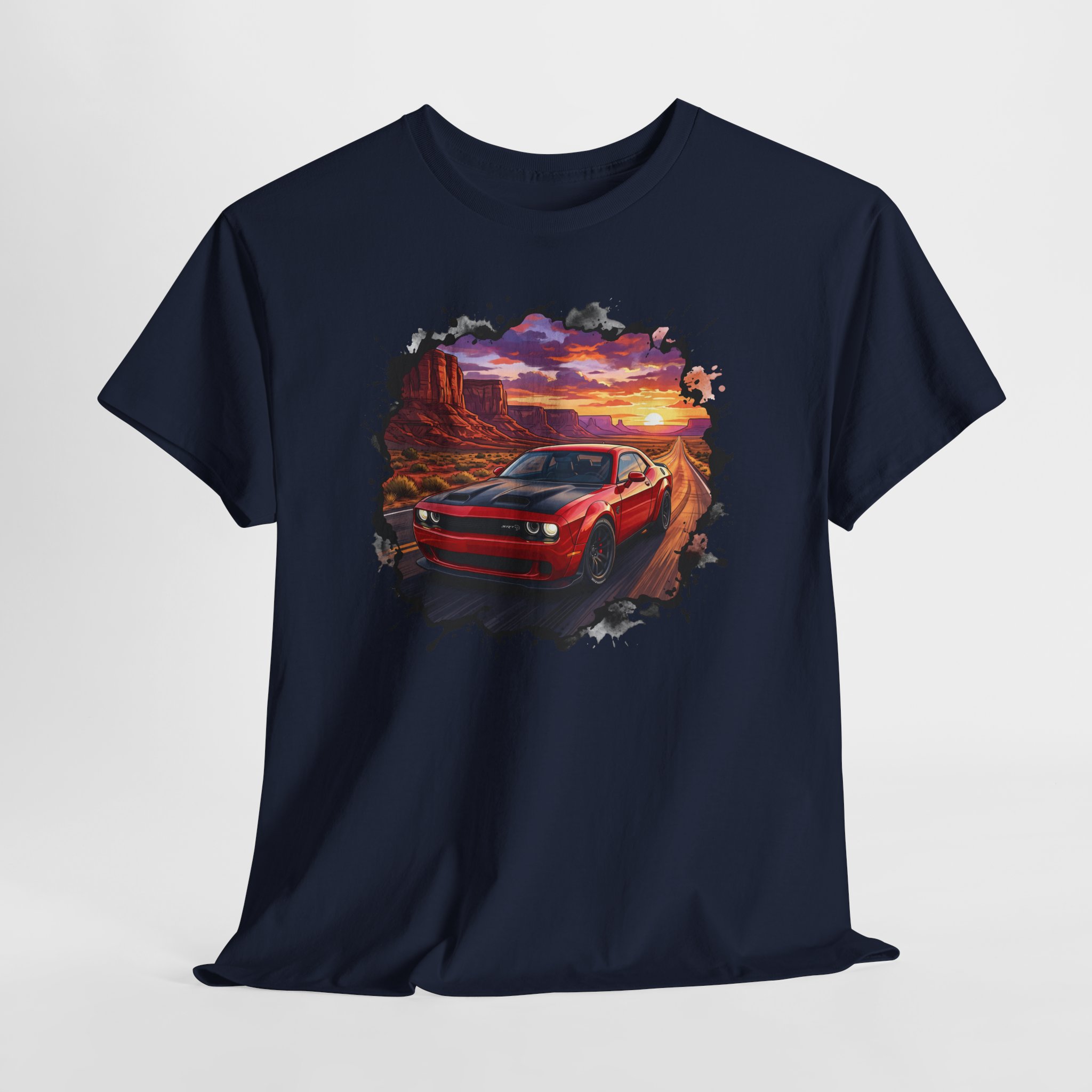 717hp American muscle shirt - close up graphic