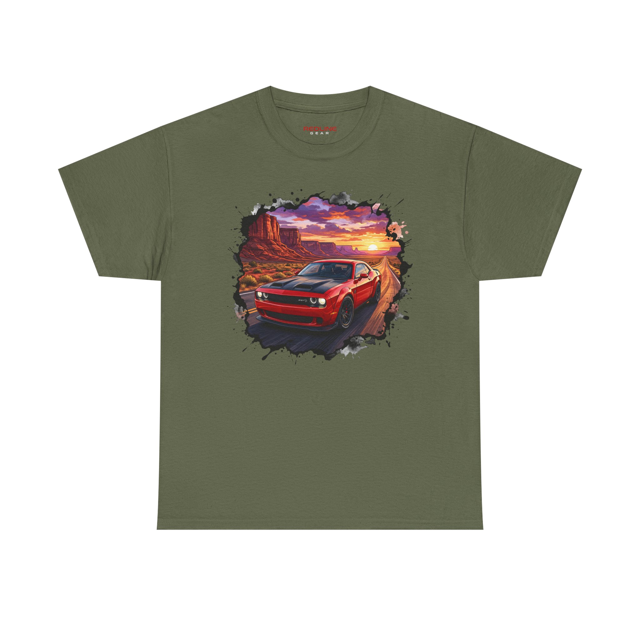 717hp American muscle shirt - worn side