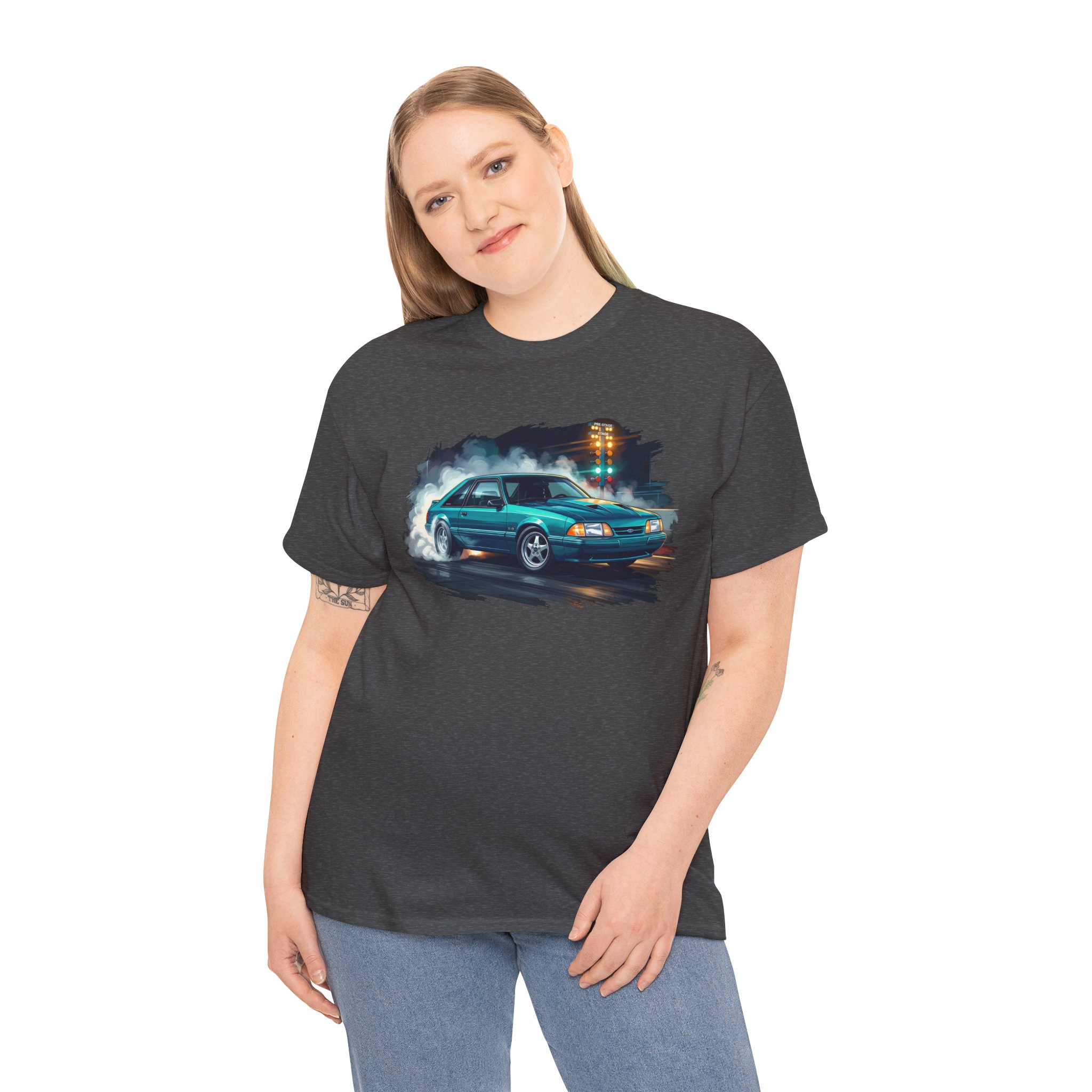 Fox Body shirt - white worn side