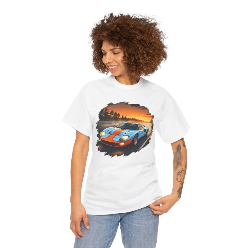 Le Mans GT40 t-shirt - white front view