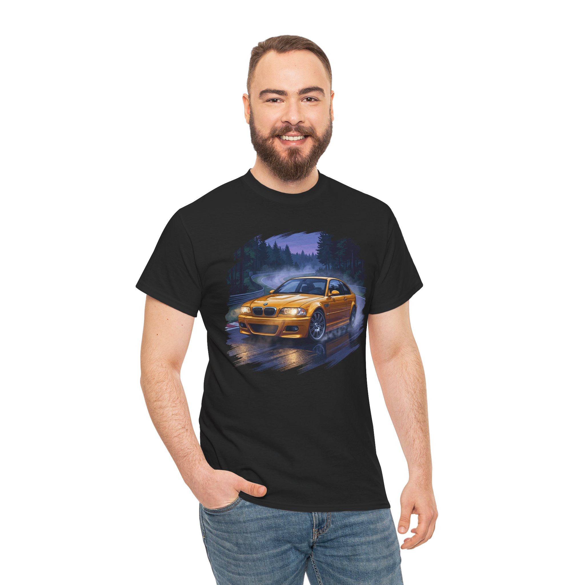 E46 M3 t-shirt - flat lay