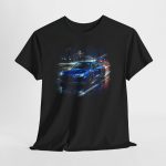 R8 V10 shirt - black front view