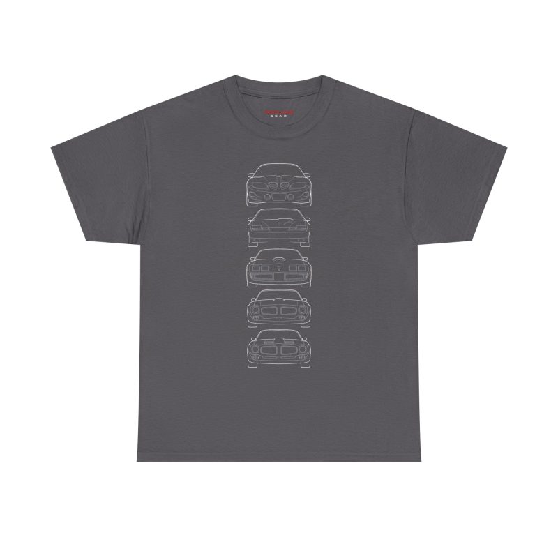 Firebird heritage t-shirt sport grey - front view