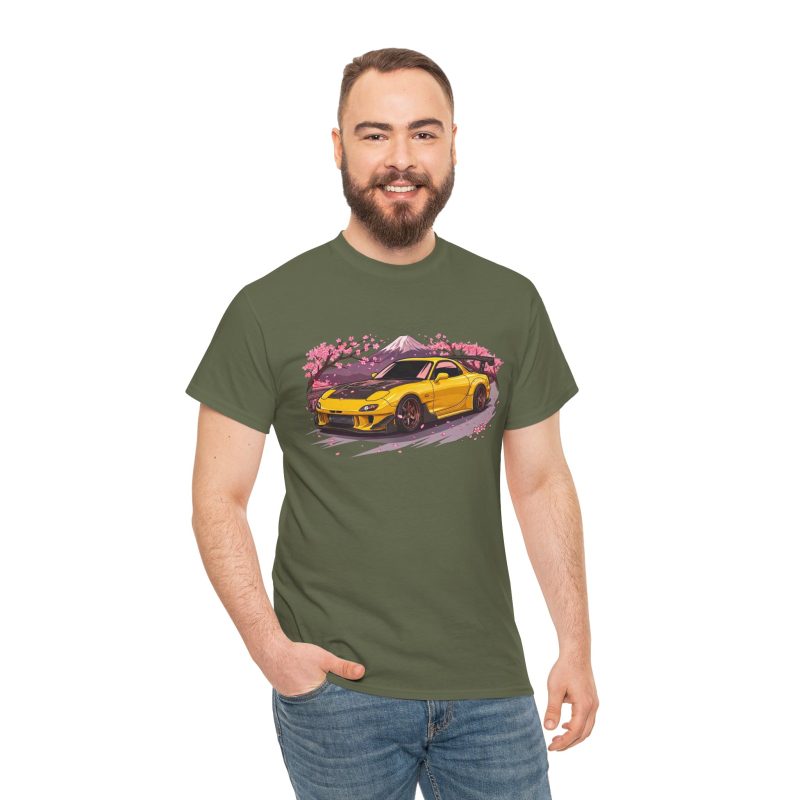 FD3S shirt close up - 13B-REW tribute graphic