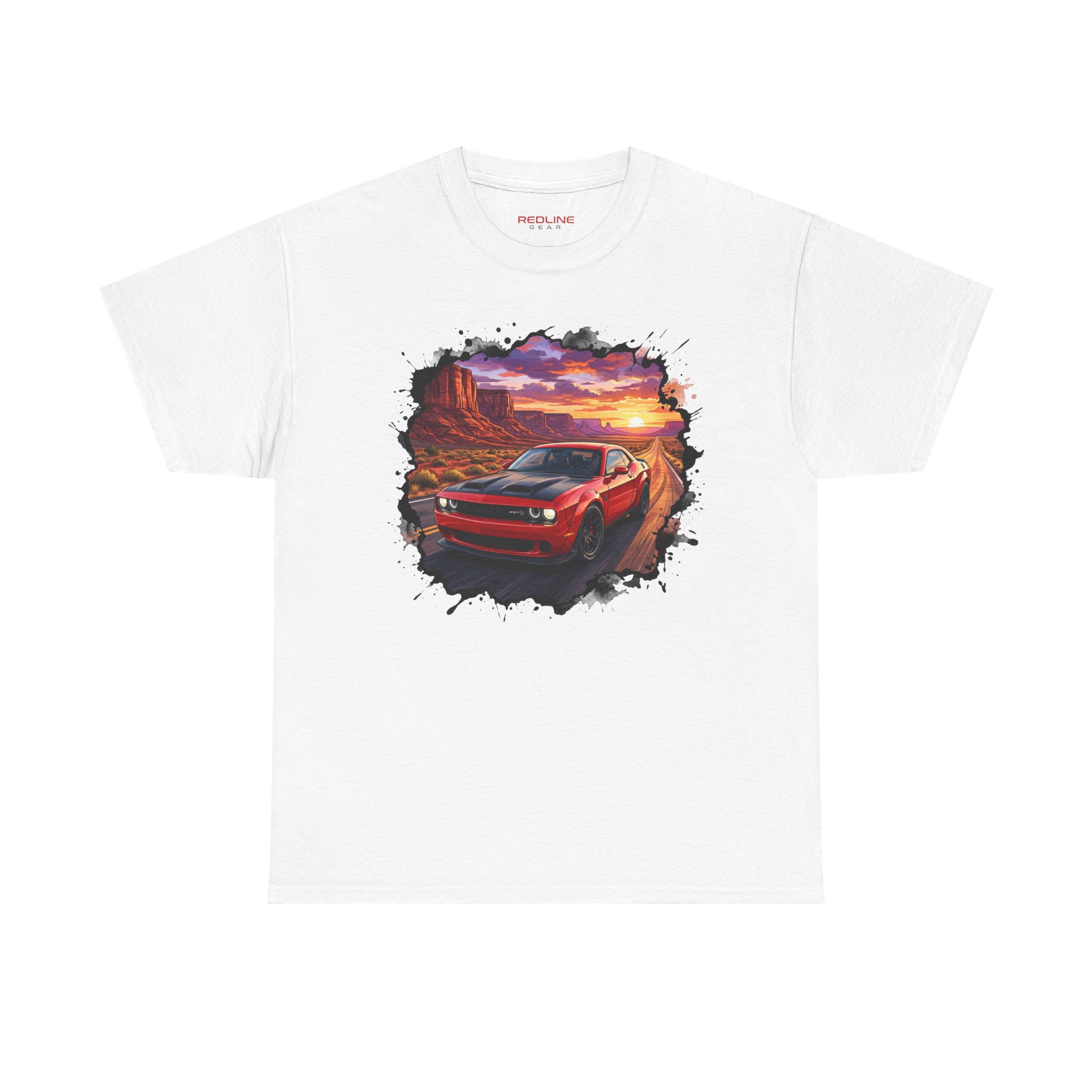 717hp American muscle shirt - black graphic detail