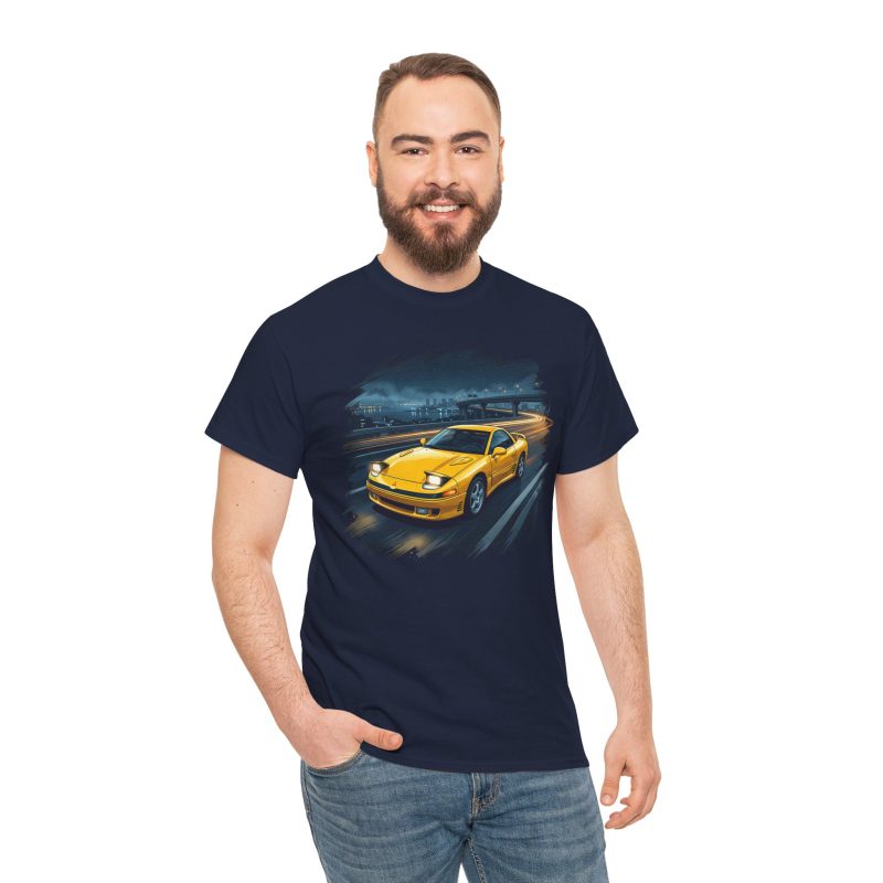 Wangan Midnight Z16A t-shirt front view - heavyweight Gildan cotton