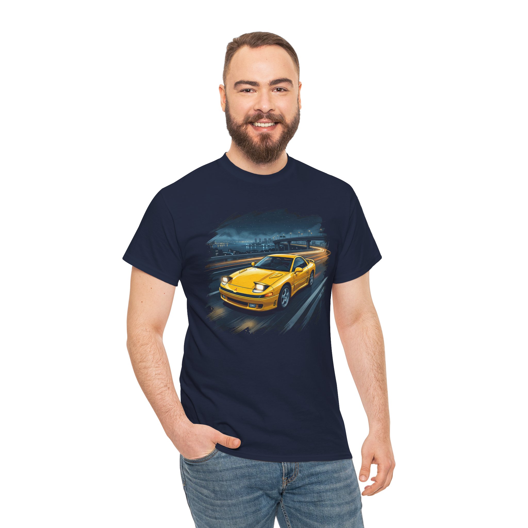 Wangan Midnight Z16A t-shirt front view - heavyweight Gildan cotton