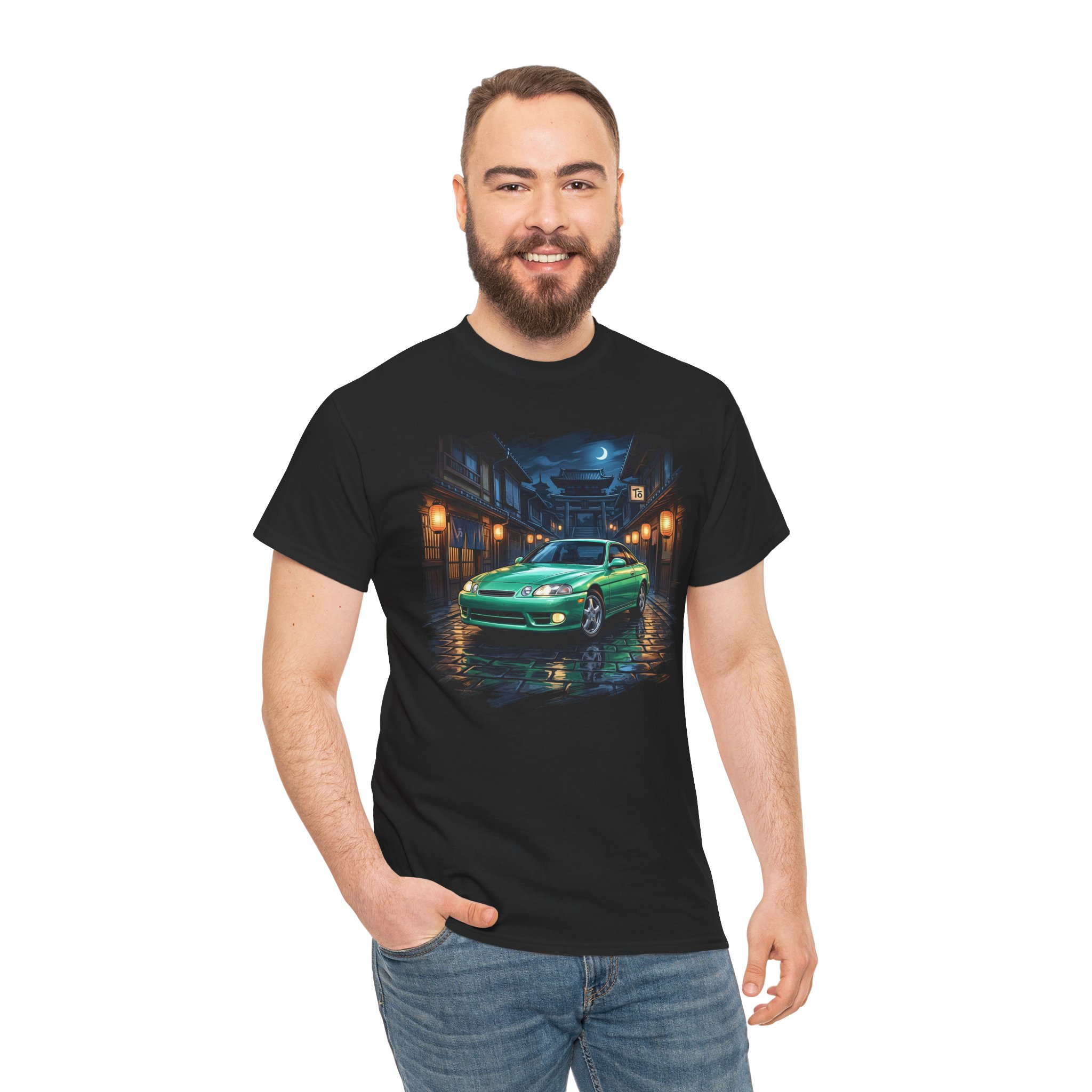 The Silent Soarer Z30 JDM t-shirt front view - heavyweight Gildan cotton